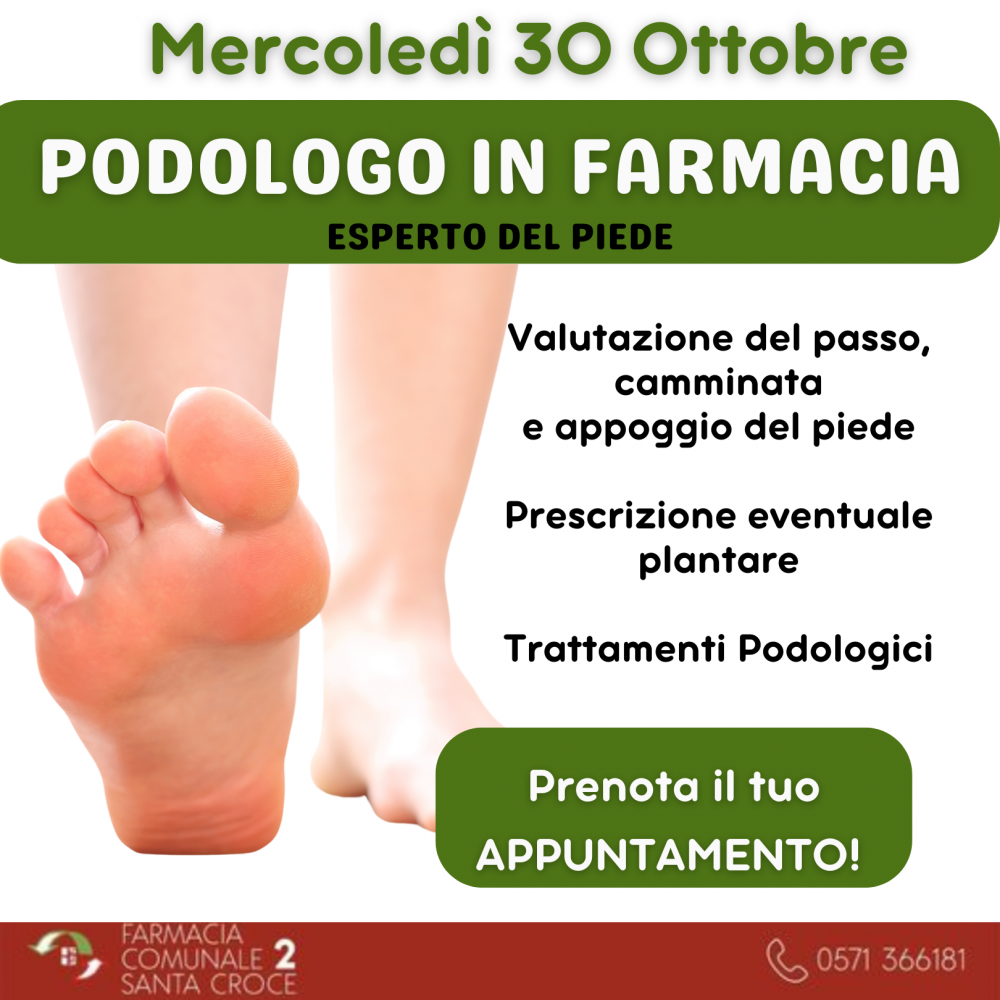 podologo in farmacia